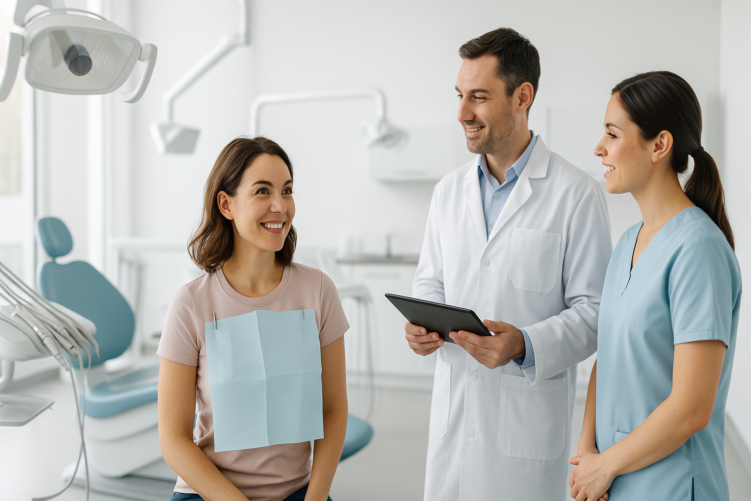 Dental group practice interior